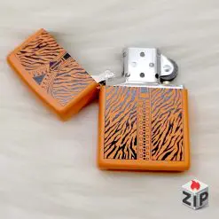 Alternative view of Bật lửa zippo zipper (mã số 62) sơn cam