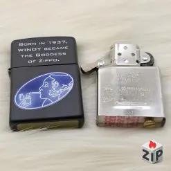 Bật lửa zippo windy (mã số 2) sơn đen chính hãng bb9744bf84ff08a151ee12 ZipVN