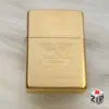 Bật lửa zippo wind proof lighter brass - 15 la mã