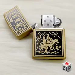 Bật lửa zippo la mancha (mã số 41) sơn vàng chính hãng c88e4070bf30336e6a21159 ZipVN
