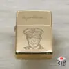 Bật lửa zippo dwight d. eisenhower d-day brass bóng - 10 la mã