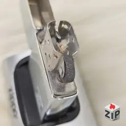 Alternative view of Zippo Lắc Kê Bạc Brushed Chrome Khắc Logo - Full Box (Mộc Đáy XV - 1999)