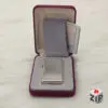 Zippo Slim Bạc Khối Sterling Trơn New Full Box - 1995