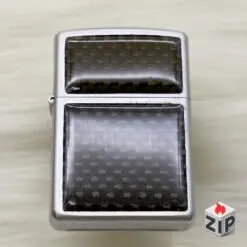 Zippo ốp carbon satin - 16 la mã