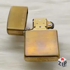 Alternative view of Bật lửa zippo chu niên trơn - brass  1932 - 1992