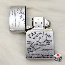 Alternative view of Bật lửa zippo japan (mã số 81) - bản đồ nhật bản