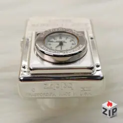 Alternative view of Zippo Time Đồng Hồ Cơ Khí Kỷ Niệm 125 Năm Đường Sắt Nhật Lắc Kê Bạc Dạ Quang - 13 La Mã