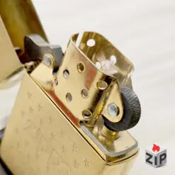 Alternative view of Bật lửa zippo stars and stripes brass - 15 la mã