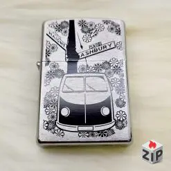 Bật lửa zippo flower power (mã số 72) - phong trào hippie