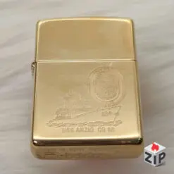 Zippo Tàu Tuần Dương U.S.S. Anzio Đồng Khối Nguyên Tem - 12 La Mã