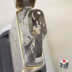 Alternative view of Zippo White Matte Deni Vàng Khắc Logo & Lời Hứa (Two-Tone Promise) - Sản Xuất 1998