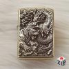 Zippo Armor Brass Khắc 3D Long Hổ | Đẳng Cấp Thượng Lưu, Uy Trấn Bát Phương
