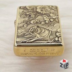 Alternative view of Zippo Armor Brass Khắc 3D Hình Hổ | Đẳng Cấp Điêu Khắc Nghệ Thuật