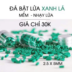 Alternative view of Tăng Cường Hiệu Năng: Đá Lửa Xanh Lá Size Lớn 2.5x5mm