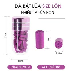 Alternative view of Đá Lửa Hồng Nhập Khẩu (Size 2.5 x 5mm): Giải Pháp Lửa Mạnh, Bền Bỉ