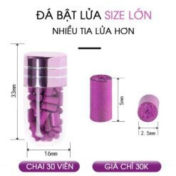 Đá Lửa Hồng Nhập Khẩu (Size 2.5 x 5mm): Giải Pháp Lửa Mạnh, Bền Bỉ
