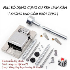 FULL BỘ DỤNG CỤ SỬA CHỮA, THAY LINH KIỆN RUỘT ZIPPO
