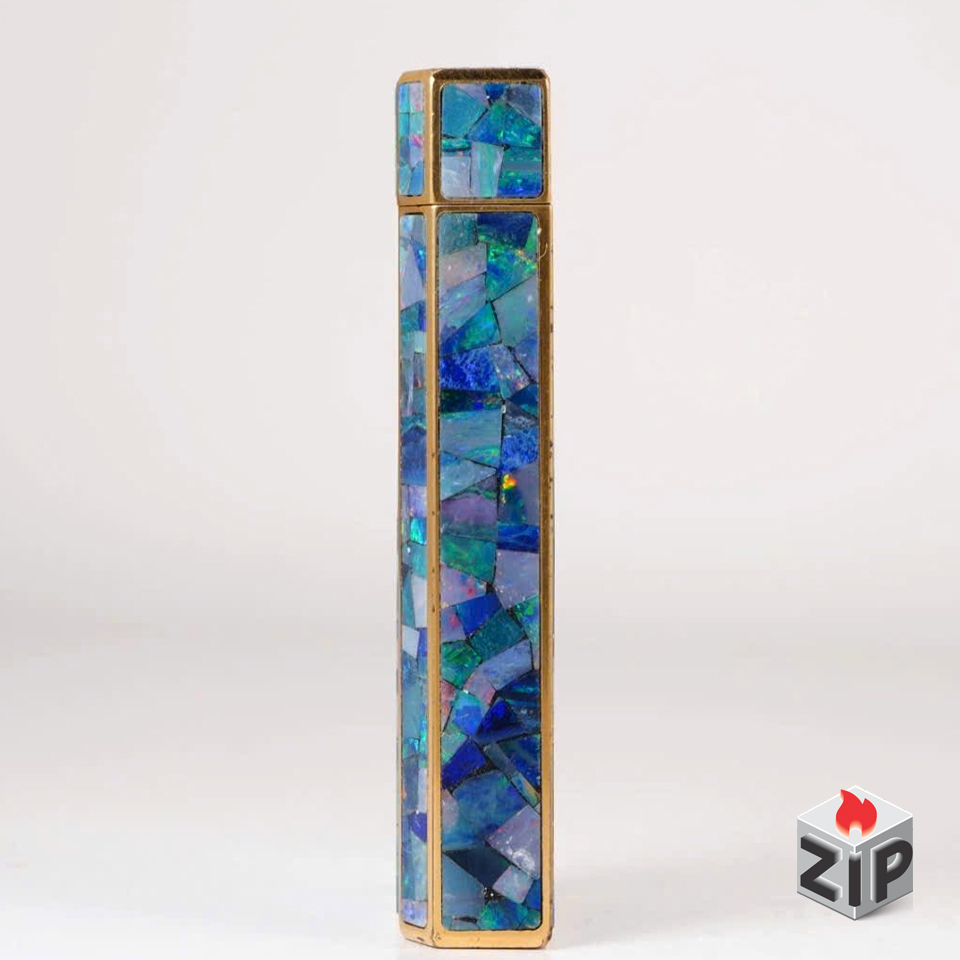 Bật Lửa Cartier 5 Cạnh Độc Đáo Khảm Full Đá Opal chính hãng Bật Lửa Cartier 5 Cạnh Độc Đáo Khảm Full Đá Opal - Ảnh 6