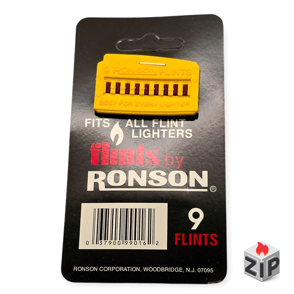 Đá lửa Ronson vỉ 9 viên size 2.5 chính hãng Đá lửa Ronson vỉ 9 viên size 2.5