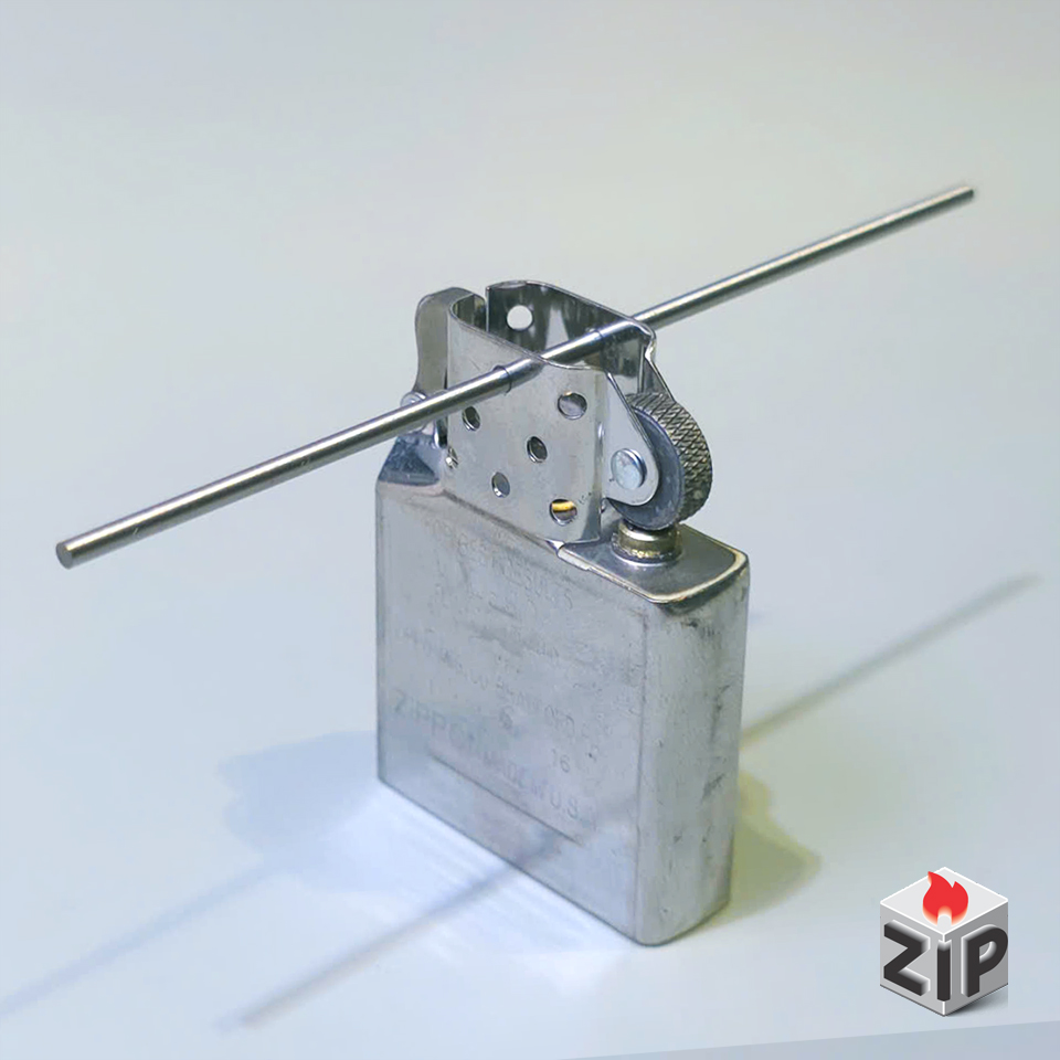 Thép đa năng 2mm thông đá, kéo ruột và làm cốt lề zippo 3 chấu chính hãng Thép đa năng 2mm thông đá, kéo ruột và làm cốt lề zippo 3 chấu