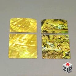 Bộ emblem xà cừ 2 mảnh trang trí zippo