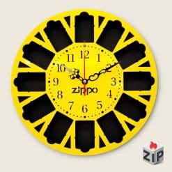 Khung đồng hồ treo tường trưng bày 12 bật lửa zippo