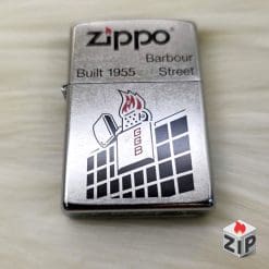 Bật lửa zippo barbour street (mã số 18) xi bụi
