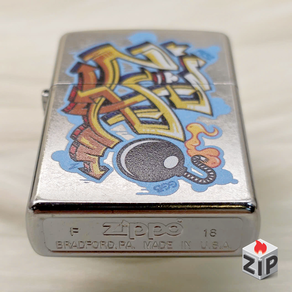 Bật lửa zippo graffiti design (mã số 103) - nghệ thuật đường phố chính hãng Bật lửa zippo graffiti design (mã số 103) - nghệ thuật đường phố - Ảnh 2