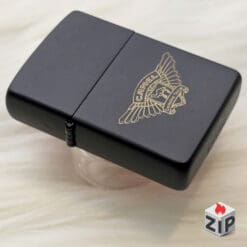 Alternative view of Zippo camel genuine taste sơn đen - 11 la mã nguyên tem