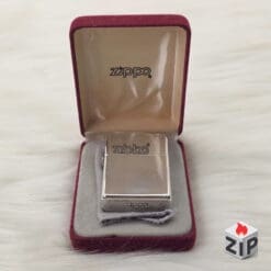Zippo Bạc Khối Sterling Trơn HP New Full Box - 1993