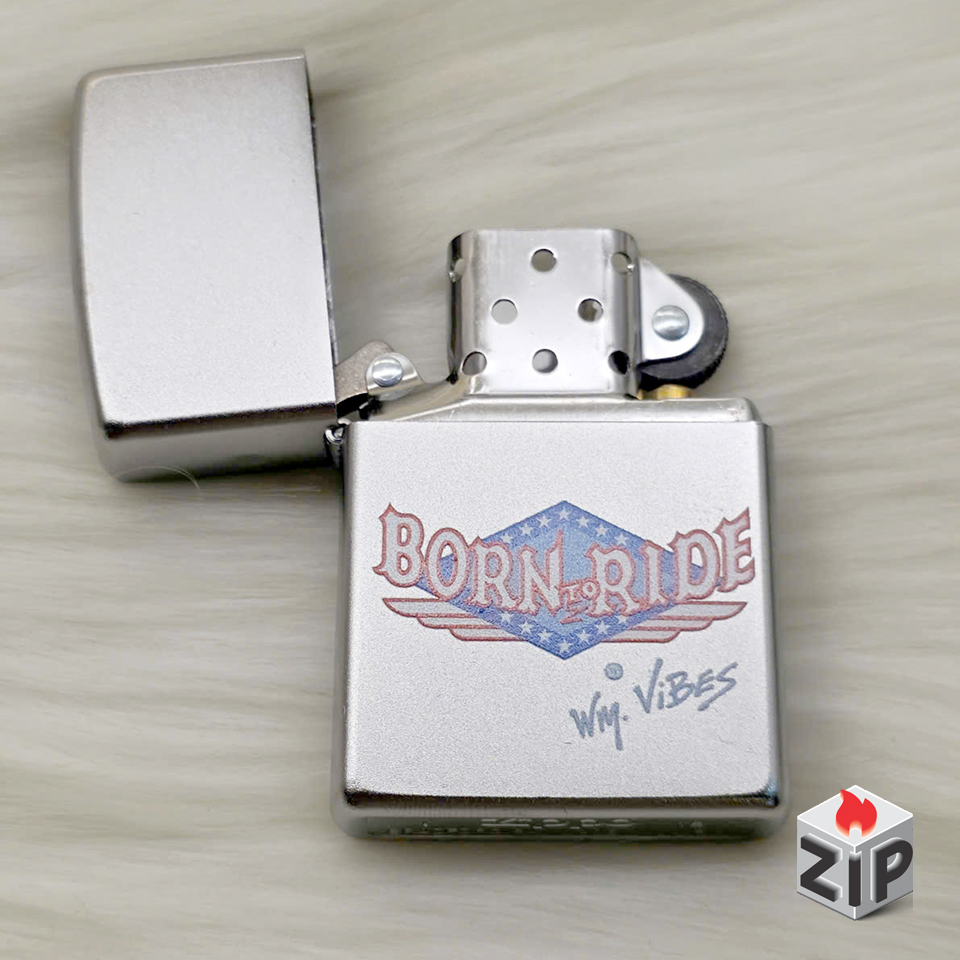 Bật lửa zippo artist spotlight (mã số 110) - born to ride chính hãng Bật lửa zippo artist spotlight (mã số 110) - born to ride - Ảnh 5
