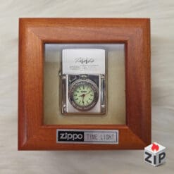 Zippo Time Đồng Hồ Cơ Khí Dạ Quang Lắc Kê Bạc Giới Hạn - 2002