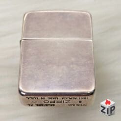 Zippo Bạc Khối Sterling 1941 Replica Trơn Qua Sử Dụng - 2022