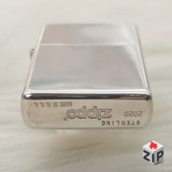 Zippo Chrome Bóng High Polish Trơn New Full Box - 2020