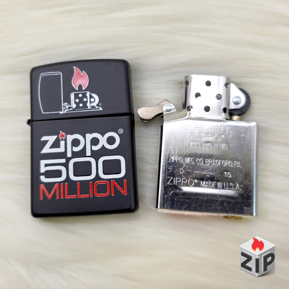 Bật lửa zippo kỷ niệm 500 million (mã số 20) chính hãng Bật lửa zippo kỷ niệm 500 million (mã số 20) - Ảnh 4
