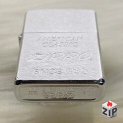 Alternative view of Zippo American Classic Since 1932 Brushed Chrome - 12 La Mã