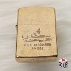 Zippo Chu Niên 1932-1989 Tàu Khu Trục U.S.S. Capodanno