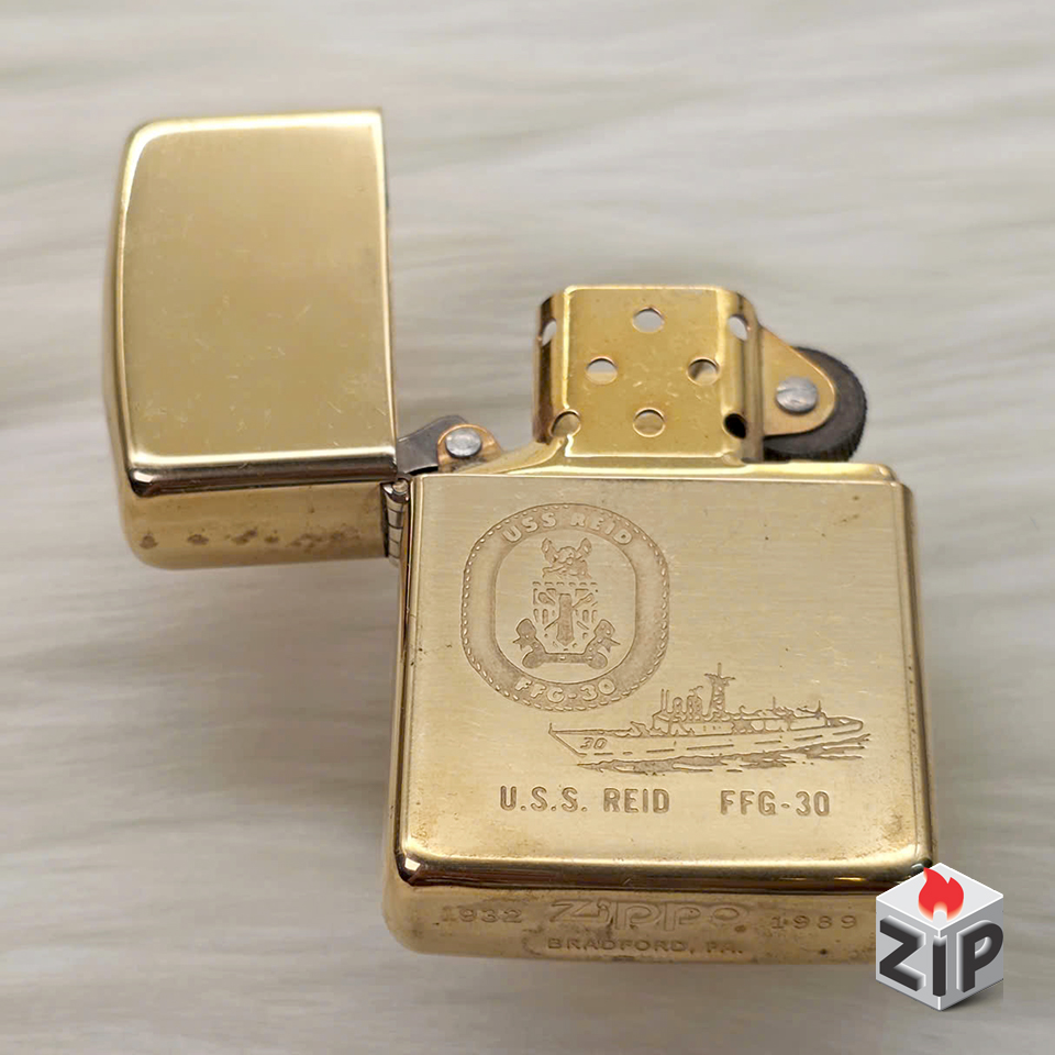 Zippo Chu Niên 1932-1989 Tàu Khu Trục U.S.S. Reid chính hãng Zippo Chu Niên 1932-1989 Tàu Khu Trục U.S.S. Reid - Ảnh 7