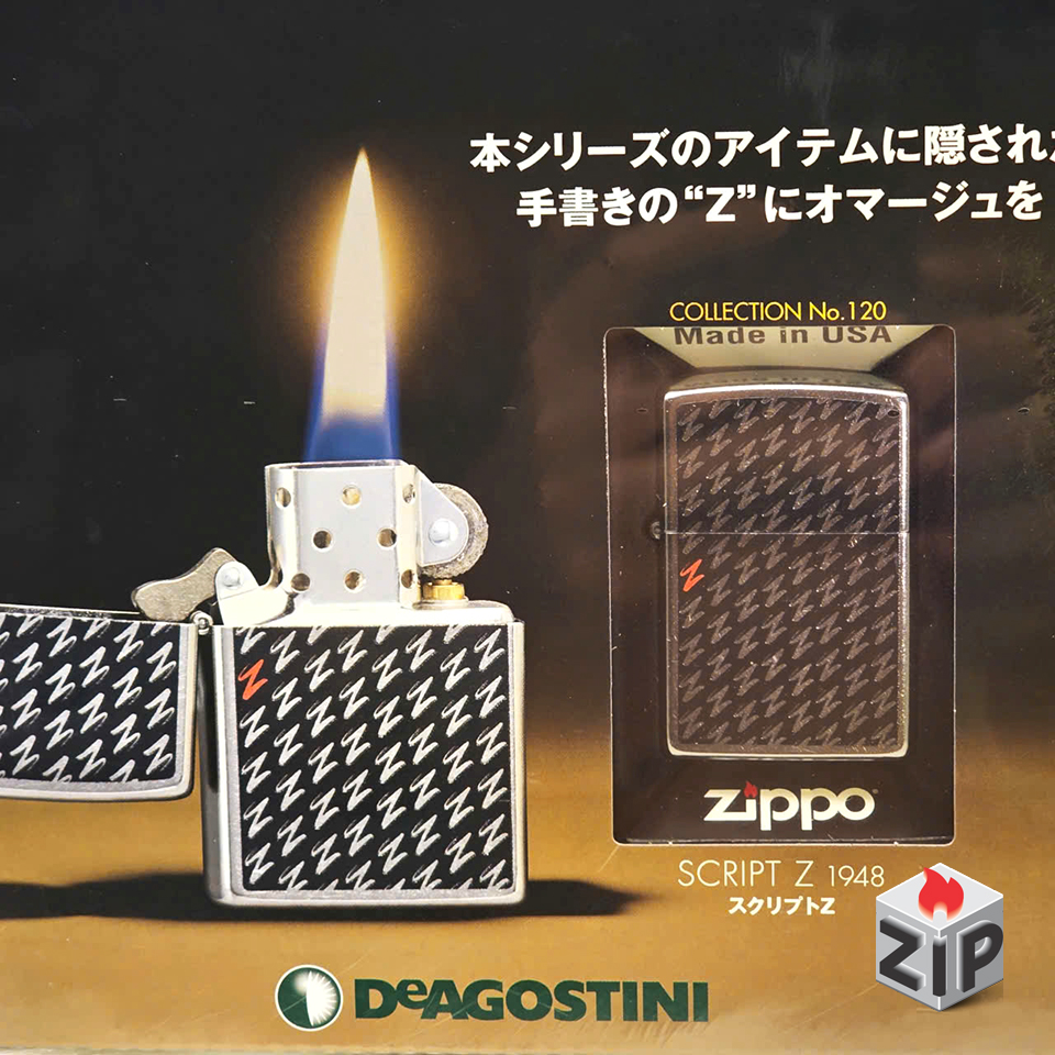 Bộ sưu tập zippo 80th anniversary collection no. 120 - script z 1948 chính hãng Bộ sưu tập zippo 80th anniversary collection no. 120 - script z 1948 - Ảnh 3