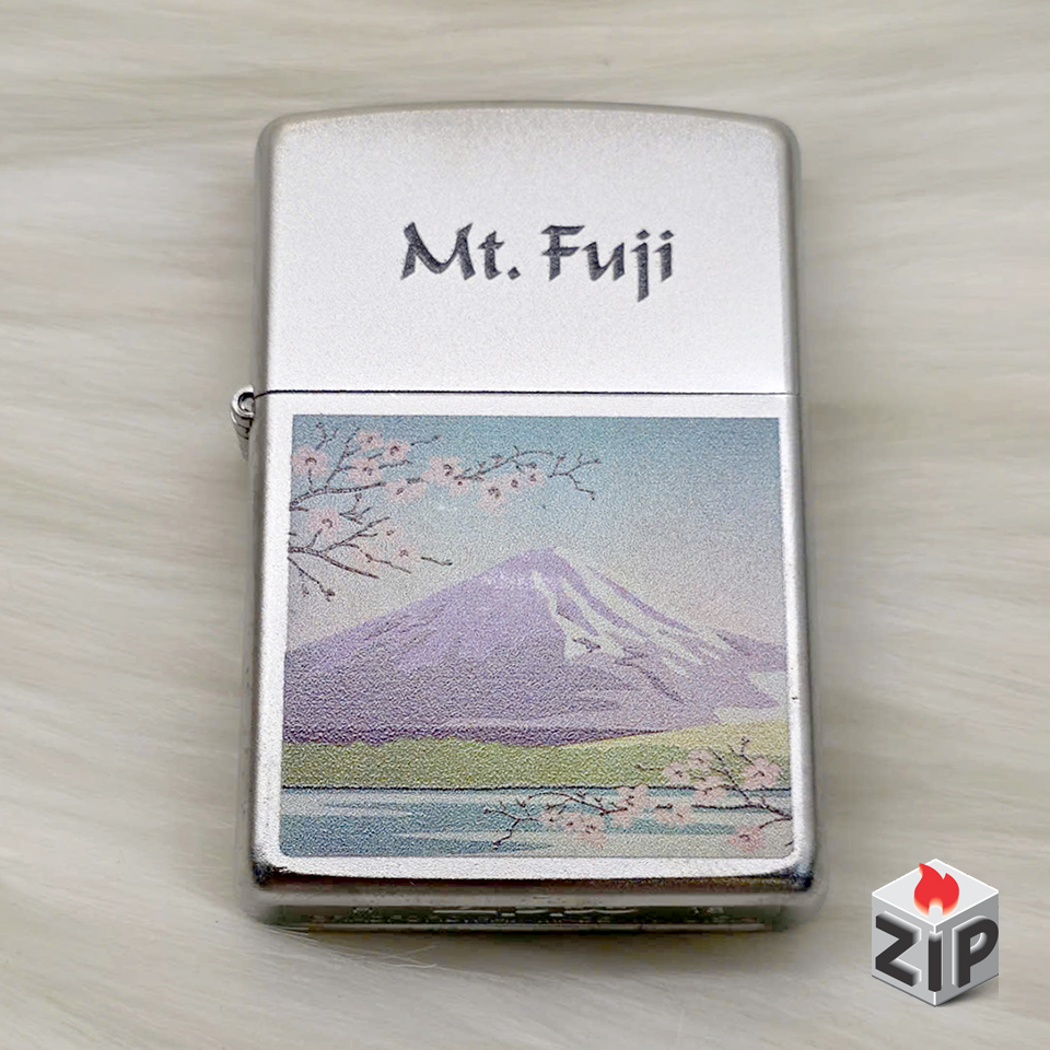 Bật lửa zippo mt. fuji (mã số 107) - núi phú sĩ satin chính hãng Bật lửa zippo mt. fuji (mã số 107) - núi phú sĩ satin