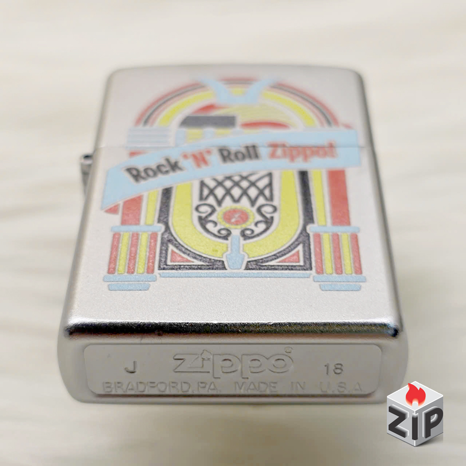 Bật lửa zippo jukebox (mã số 114) satin chính hãng Bật lửa zippo jukebox (mã số 114) satin - Ảnh 4