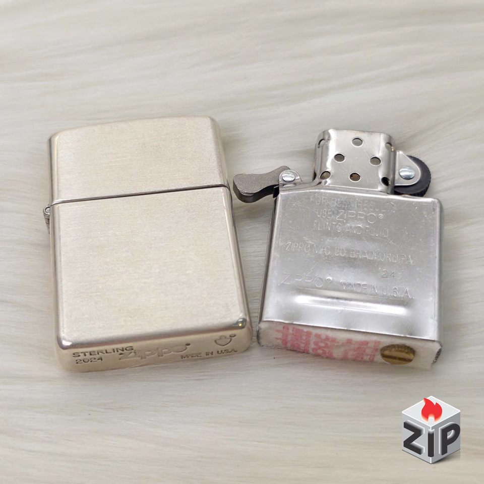 Zippo Armor Bạc Khối Sterling Xước Trơn Sử Dụng Lướt - 2024 chính hãng Zippo Armor Bạc Khối Sterling Xước Trơn Sử Dụng Lướt - 2024 - Ảnh 8