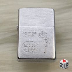 Zippo american classic pin-up chrome xước - 14 la mã