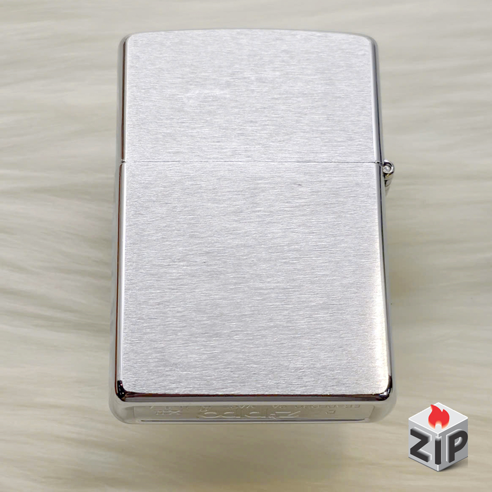 Zippo Logo USA Khắc Ăn Mòn Bạc Xước - 12 La Mã chính hãng Zippo Logo USA Khắc Ăn Mòn Bạc Xước - 12 La Mã - Ảnh 2
