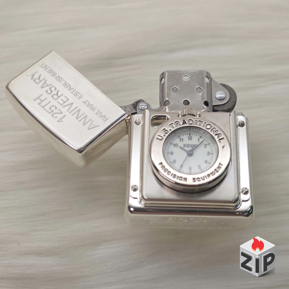 Zippo Time Đồng Hồ Cơ Khí Kỷ Niệm 125 Năm Đường Sắt Nhật Bản Limited 112/4999 chính hãng Zippo Time Đồng Hồ Cơ Khí Kỷ Niệm 125 Năm Đường Sắt Nhật Bản Limited 112/4999 - Ảnh 6