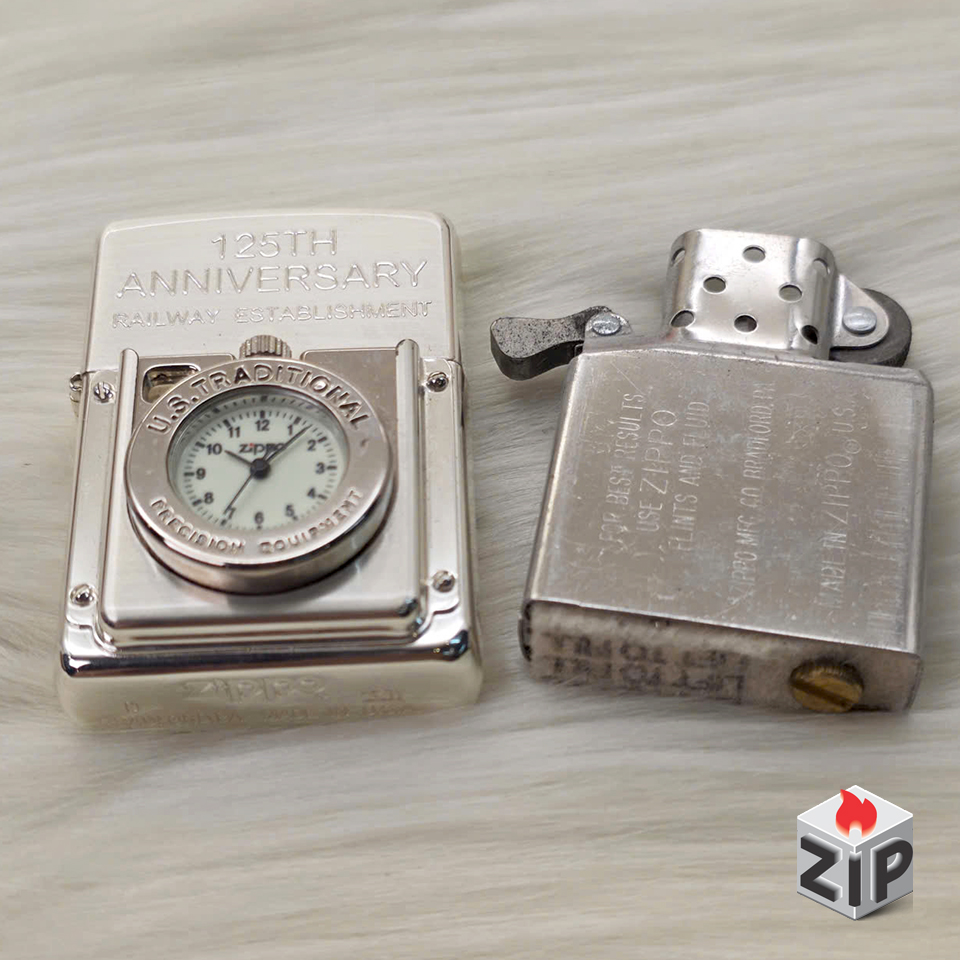 Zippo Time Đồng Hồ Cơ Khí Kỷ Niệm 125 Năm Đường Sắt Nhật Bản Limited 112/4999 chính hãng Zippo Time Đồng Hồ Cơ Khí Kỷ Niệm 125 Năm Đường Sắt Nhật Bản Limited 112/4999 - Ảnh 5