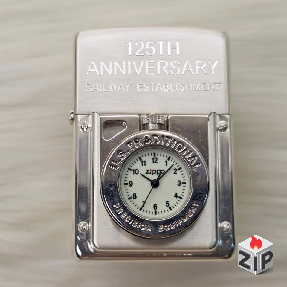 Zippo Time Đồng Hồ Cơ Khí Kỷ Niệm 125 Năm Đường Sắt Nhật Bản Limited 112/4999 chính hãng Zippo Time Đồng Hồ Cơ Khí Kỷ Niệm 125 Năm Đường Sắt Nhật Bản Limited 112/4999 - Ảnh 4