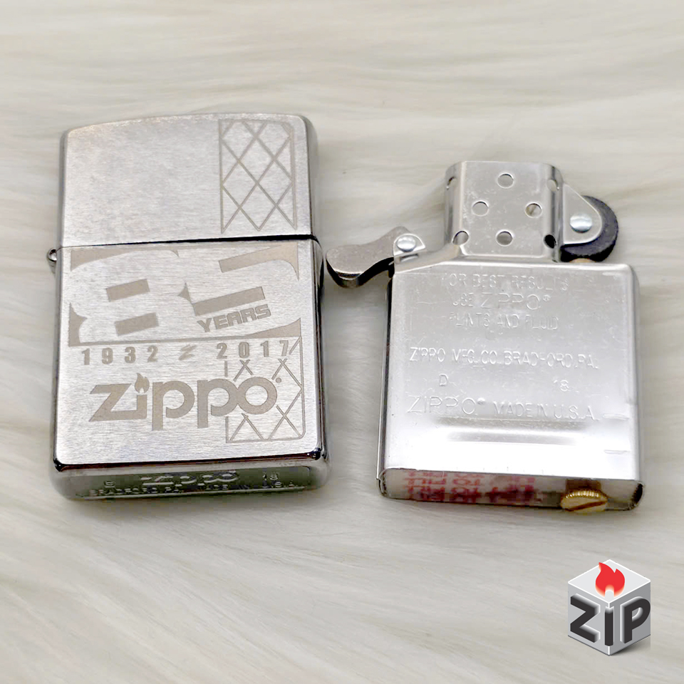 Bật lửa zippo kỷ niệm 85 năm (mã số 101) chính hãng Bật lửa zippo kỷ niệm 85 năm (mã số 101) - Ảnh 3
