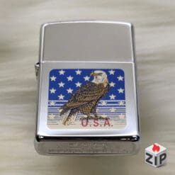 Zippo đại bàng và cờ mỹ hp - 9 la mã
