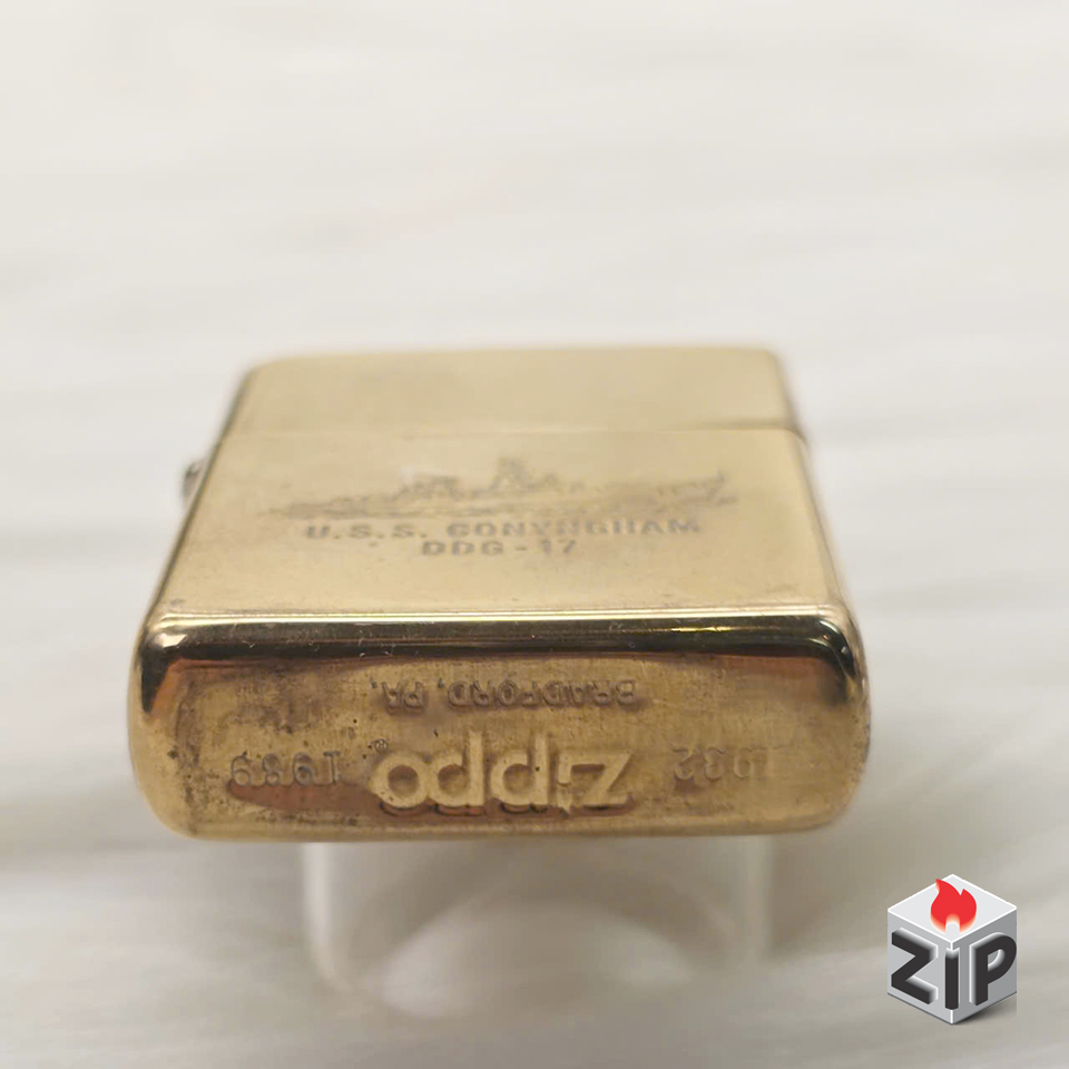 Zippo Chu Niên 1932-1989 Tàu Khu Trục U.S.S. Conyngham Khắc 2 Mặt chính hãng Zippo Chu Niên 1932-1989 Tàu Khu Trục U.S.S. Conyngham Khắc 2 Mặt - Ảnh 5